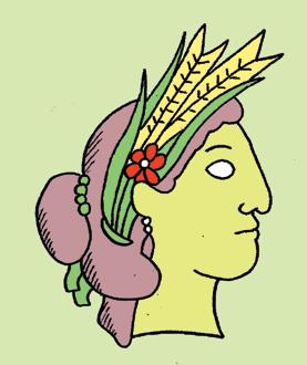 Demeter<br>Drawing by Agustín Croxatto